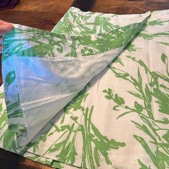 Coldwater Creek linen faux wrap skirt size Large - Picture 3 of 9